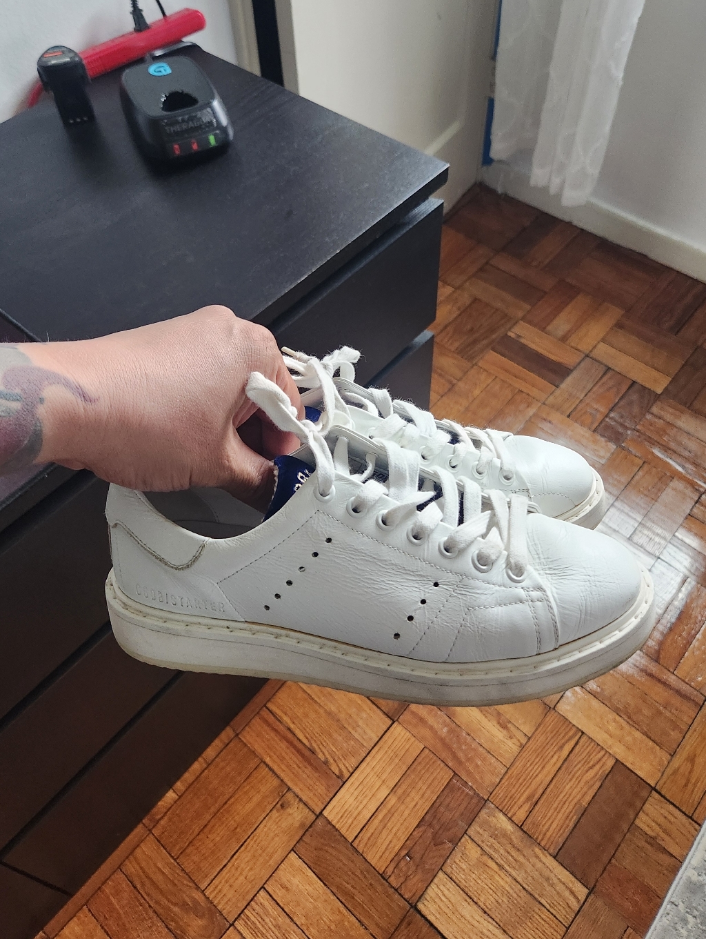 Golden Goose Starter Size 37 White Leather Sneakers